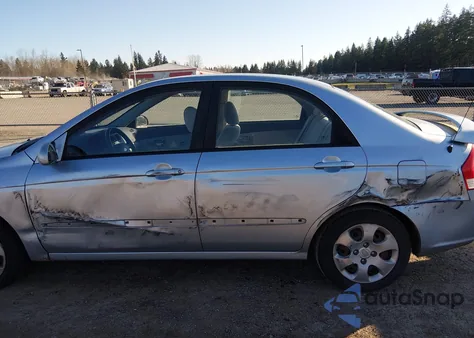 2007 Kia Spectra Ex z USA, uszkodzony, nr VIN KNAFE121375454051